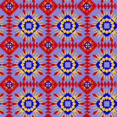 Mexican multicolored Latin American background in the form of diamonds without a background