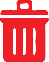 Delete icon for web and mobile. Adobe Illustrator Artwork.