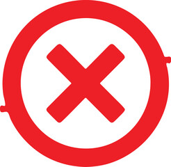 Delete icon for web and mobile. Adobe Illustrator Artwork.