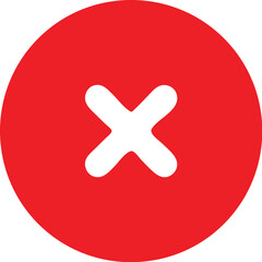 Fototapeta premium Delete icon for web and mobile. Adobe Illustrator Artwork.