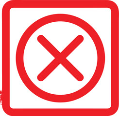 Obraz premium Delete icon for web and mobile. Adobe Illustrator Artwork.