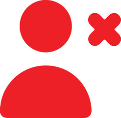 Delete icon for web and mobile. Adobe Illustrator Artwork.