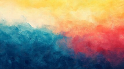 Naklejka premium Vibrant abstract design featuring a blend of warm and cool hues.