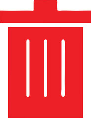 Delete icon for web and mobile. Adobe Illustrator Artwork.