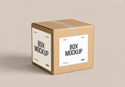 Box Packaging Mockup Design