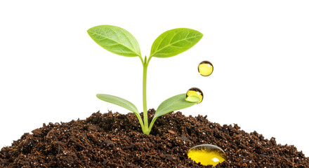 Isolated Plant Seedling