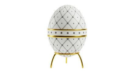 Isolated Easter Egg Decor