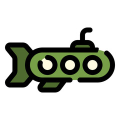 Obraz premium submarine icon
