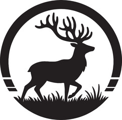 Detailed Illustration of a Majestic Deer in a Natural Setting