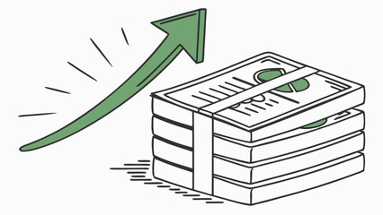 Data Center Growth and Server Storage Analysis – Vector Illustration