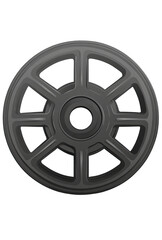 Obraz premium Gray wheel, segmented design