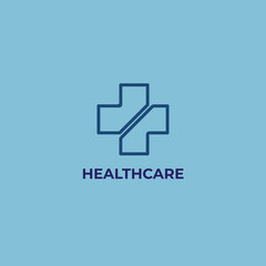 Healthcare care logo design template