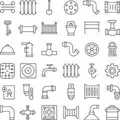 Business Web Icons Set – Vector Symbols for Computer, Internet, Finance & Design