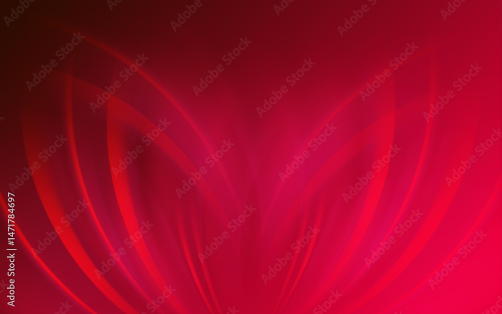 Poster abstract vector background featuring dynamic curved flowing lines in red shades on a red gradient. e