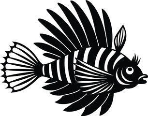Lionfish Silhouette