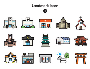 シンプルアイコン集 地図