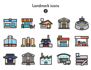 シンプルアイコン集 地図
