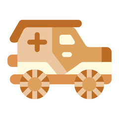 military ambulance icon
