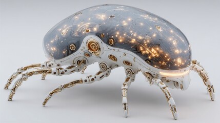 Futuristic Robotic Insect: A Marvel of Technological Design