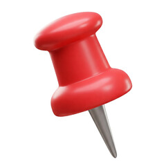 red push pin