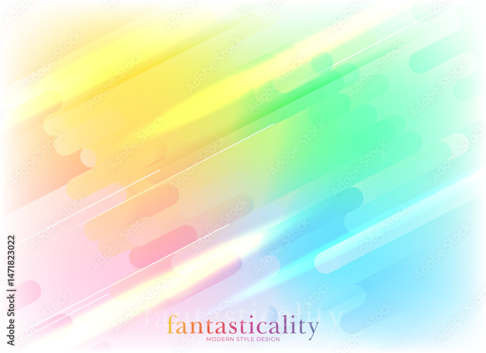 Aufkleber flat vector. minimal geometric background. dynamic shapes composition. eps10 vector.