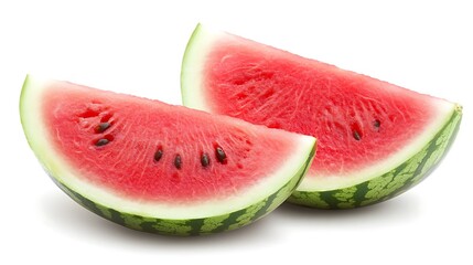 Juicy Watermelon Slices with Summer Fruit.