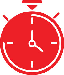 Clock icon for web and mobile. Adobe Illustrator Artwork.