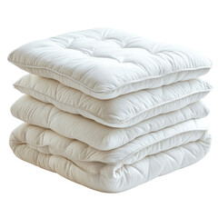 Mattress Pads isolated on transparent background.