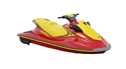 Naklejka premium Isolated Jet Ski