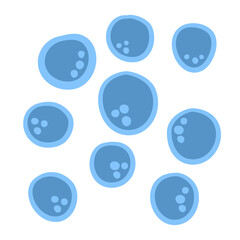 Secreting Cytokines Illustration