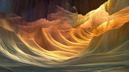 Obraz premium A dramatic landscape of towering sand dunes in Namibia