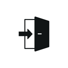 Emergency Exit icon. Simple Emergency Exit icon for social media, app and web design. Vector illustration.
