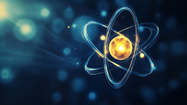 Atomic Structure  Quantum Physics  Energy  Science Background