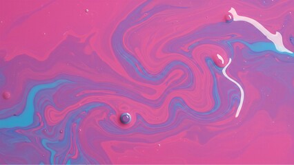 Pink and Blue Abstract Swirl Background