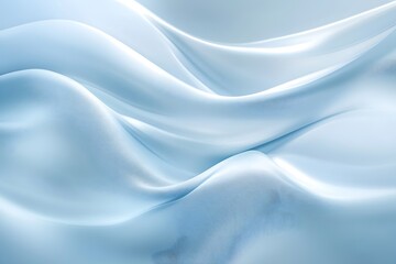 Obraz premium Light Blue Silk Drapery Background