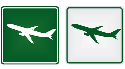 Airport isolated sign. vector illustration