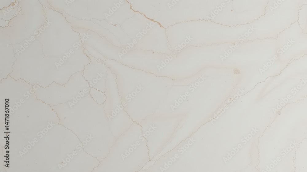 Poster high-resolution cream-colored marble texture with subtle veining for design projects
