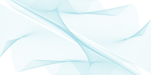 Abstract soft blue glowing wave curved lines background. Digital frequency track equalizer. Vector Eps10