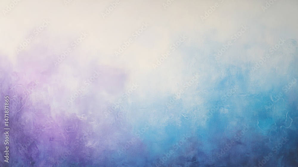 Poster soft gradient canvas in muted pastels for serene art spaces