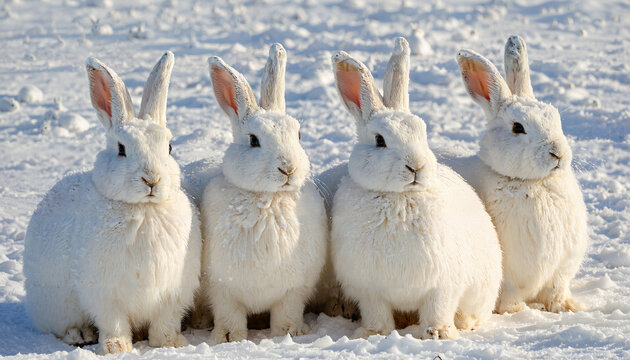Le harem des lapins blancs