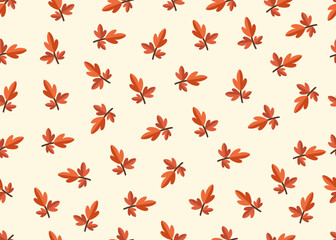 Autumn leaves pattern