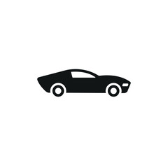 Sports car icon. Simple sports car icon for social media, app and web design. Vector illustration.