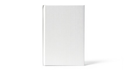Fototapeta premium A Tall White Box with Subtle Textured Surface, Ideal for Mockup Designs and Branding Presentations