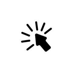 Click vector icon