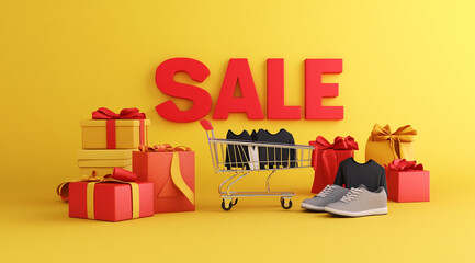 Big Sale  Shopping Cart  Gifts  Clothes   Shoes Offer