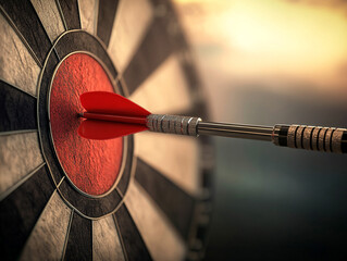 Dartboard Target Achievement Success Goal Business Strategy Winning