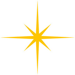 Obraz premium Sparkle vector illustration. Y2k geometric shape