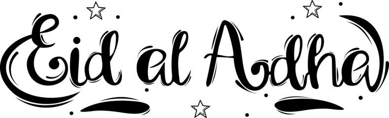 Eid Al Adha Doodle Lettering