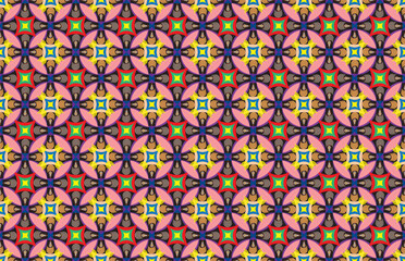 Obraz premium Sacral tribal ethnic motifs geometric vector background. Beautiful gypsy geometric shapes sprites tribal motifs clothing fabric textile print traditional design with triangles 