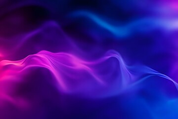 Abstract Purple Blue Swirls Background